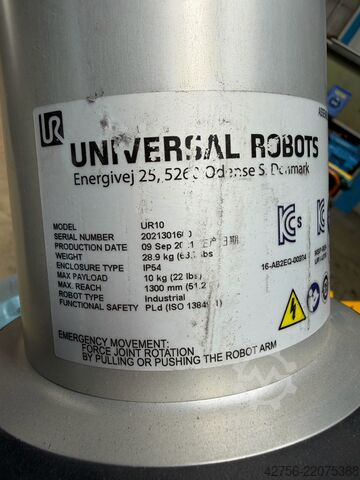 Robot Universal Robots UR10 Cobot