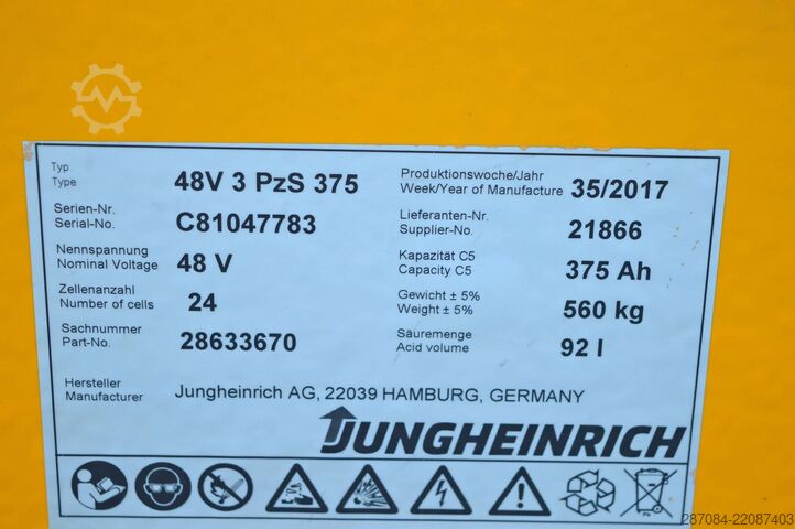 Traktortrækker Jungheinrich EZS 570