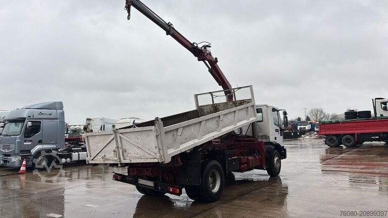 3-sidet tippelad Iveco Eurotech 190 E 27 (MANUAL PUMP / STEEL SUSP. / ...