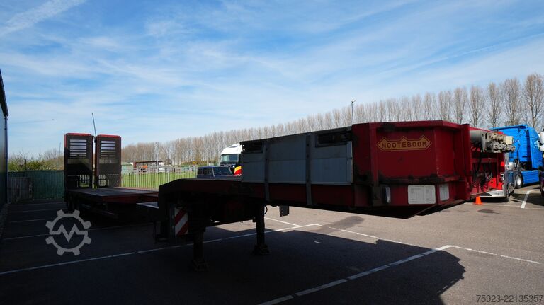 Semi carregador baixo Nooteboom MCO-48-03V 3 axle semi low loader extendable