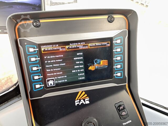 Träflisning FAE PT475 Forestry Mower / Tracked Carrier with Mulcher