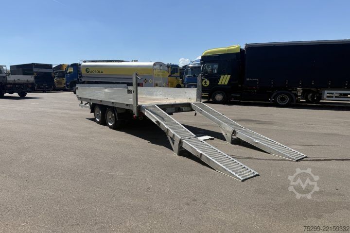 Öppen släpvagn med presenning  TM6V Brücke / Swiss-Vehicle