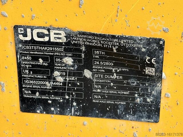 Kipper JCB 3STH