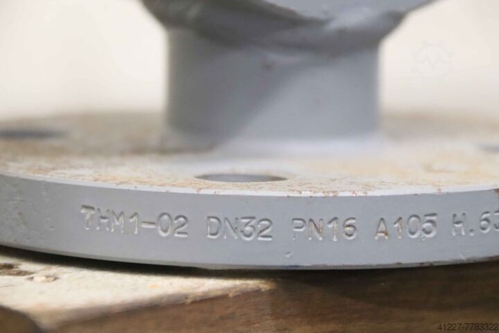 Spjældventil med flangetilslutning Wehlan 33 R 010 A 02 DN32