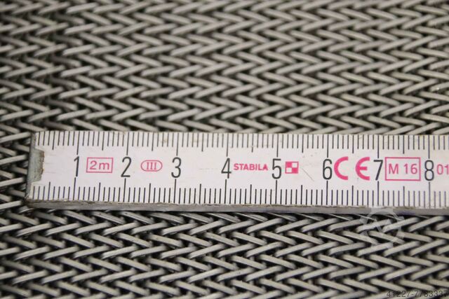 Conveyor belt link belt stainless steel unbekannt 1000 x 2890 mm