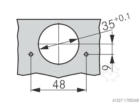 Perceuse à bande en pot Hess mit vielen einstellbaren Anschlägen