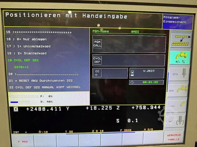 Universeel bewerkingscentrum FPT DINO DV28T2208