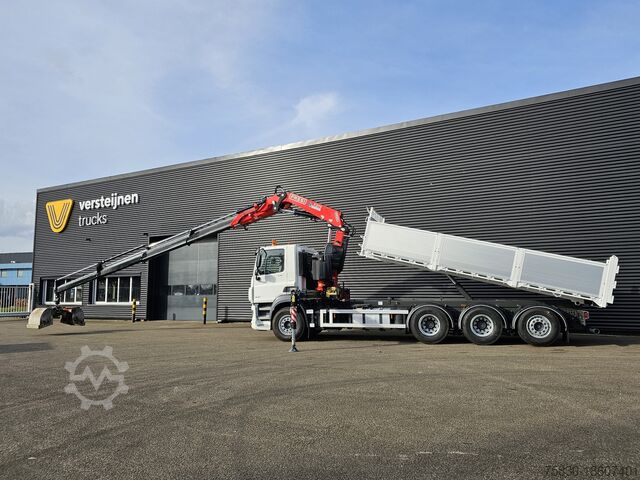Kipper met kraan DAF CF 530 8x4-4 / FASSI 27.5 t/m CRANE + TIPPER