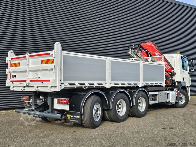 Kipper met kraan DAF CF 530 8x4-4 / FASSI 27.5 t/m CRANE + TIPPER