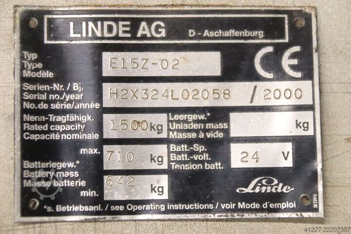 Steuerung Linde 390 360 88 03   E15Z-02