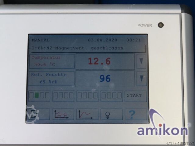 Camera di prova climatica Temp. -70 a 180°C Weiss explosionsgeschützt WK-600/70 (I)-(II) 2 G EEx