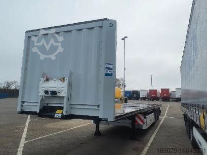 Arbejdsplatform sættevogn KRONE Plateau-Auflieger - Lenkachse + Stapleraufnahme