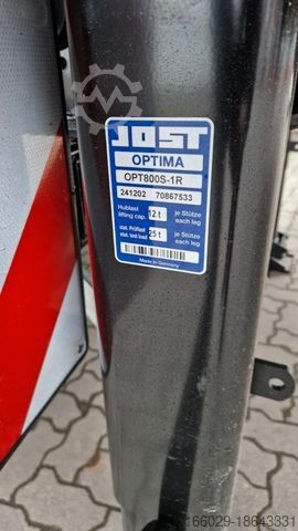 Semirimorchio con piattaforma di lavoro KRONE Plateau-Auflieger - Lenkachse + Stapleraufnahme