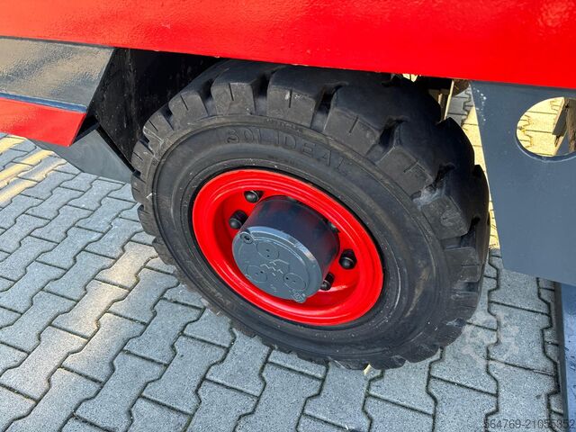 Yan yükleyici forklift Linde S50 //Duplex 4850 mm //