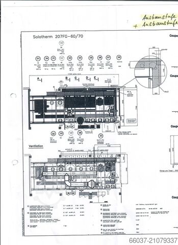 Complete verhardingslijn klokoven SOLO 207FG-60/70