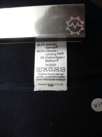 3-lagige vlamvertragende motorkap COMAZO Flammschutzhaube