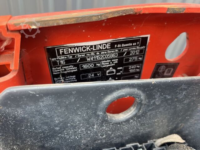 Carretilla de baja elevación Linde T16