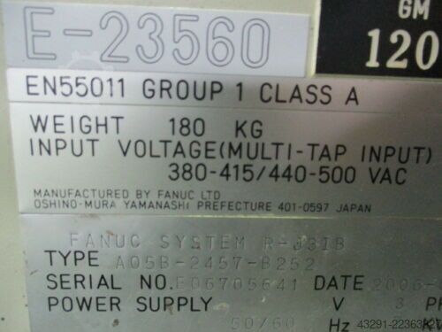  Fanuc S-500iB , R-J3iB mit 7.Achse/Motor