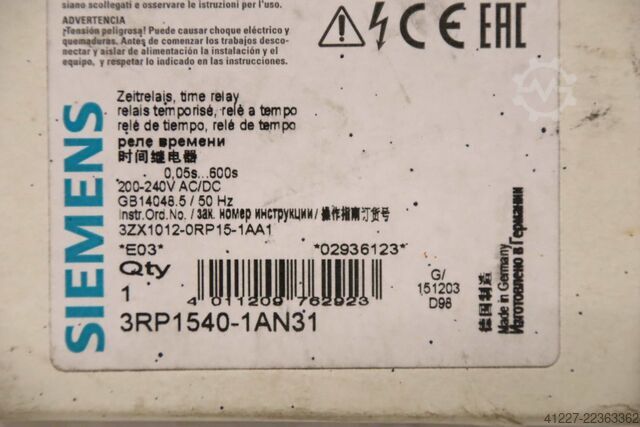 Relè temporizzato Siemens 3RP1540-1AN31