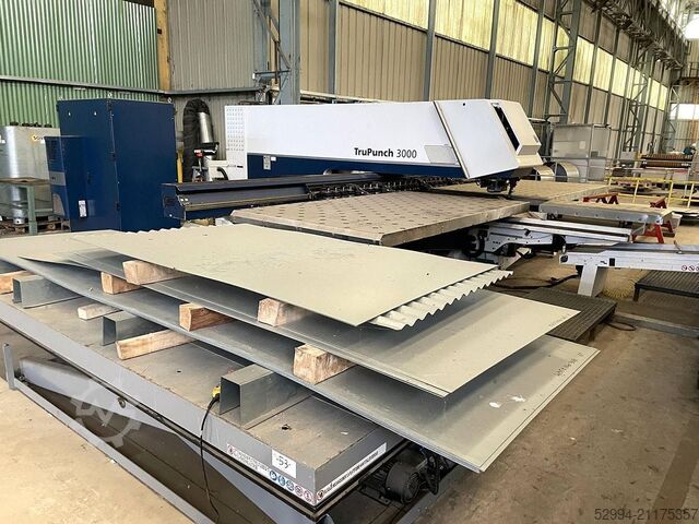 Stans- en stanspers voor dunne metaalplaat Trumpf TruPunch 3000 large format