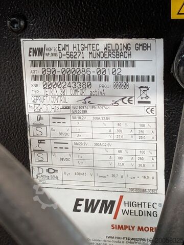 Lasapparaat EWM Tetrix 301 Comfort acticArc