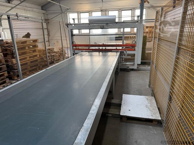 Automatic packing line for countertops/panels LCR+ELEPHANT Linia do pakowania płyt i blatów