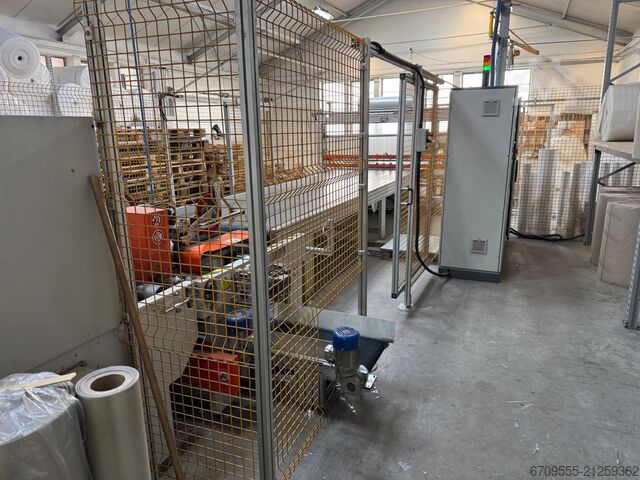 Automatic packing line for countertops/panels LCR+ELEPHANT Linia do pakowania płyt i blatów