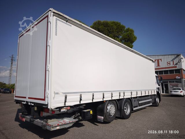 Ladbil med presenning RENAULT 26.320 D WIDE 6X2 EURO 6