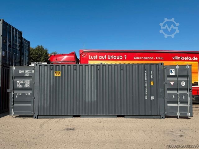 Semi-reboque porta-carroçaria amovível  Kombicontainer Büro / Lager