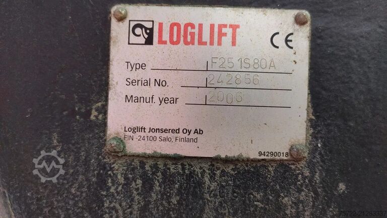 Přepravník dřeva Diversen LADEKRAN LOGLIFT F251S 80A LADEKRAN LOGLIFT F25...