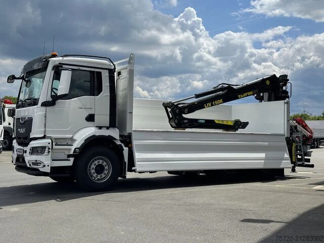 Kipper met kraan MAN TGS 33.440 6x4 BL Tajfun Liv L150K Recycling Kran