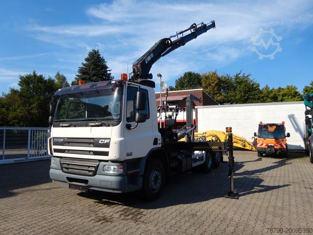 Hakowiec DAF 28-250 CF Abroller + HIA B195-3 Kran
