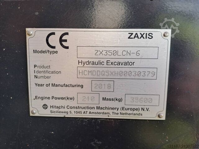 Crawler excavator Hitachi ZX 350 LC N-6