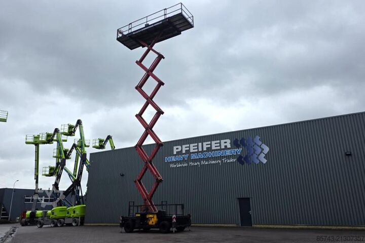 Scissor lift Holland Lift Combistar B-195DL25-4WD/P/N Diesel, 4x4 Drive, 21.