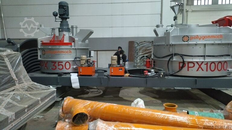 Concrete mixing plant Polygonmach PCC60  compact  skip hoist concrete plant