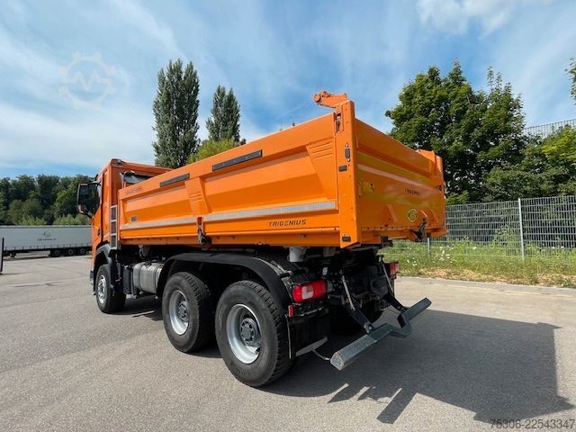 Τρίπλευρο ανατρεπόμενο φορτηγό DAF FAT XFC 530 Meiller Trigenius D316