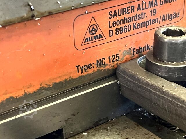 Imadło maszynowe ALLMATIC NC 125