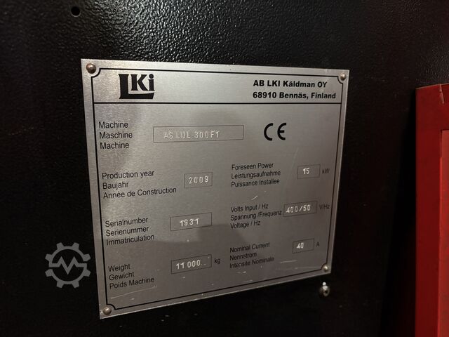 Wycinarka laserowa Amada LC 3015F1 NT + LKI ASLUL 300 F1