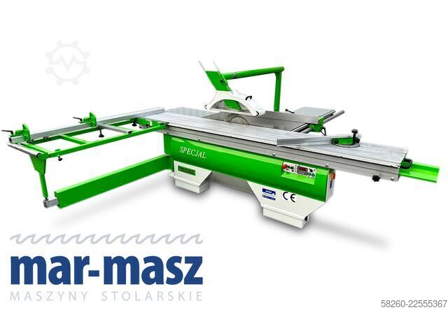 Elővágóval ellátott tolóformátumú körfűrész REMA DMMS-40/340
