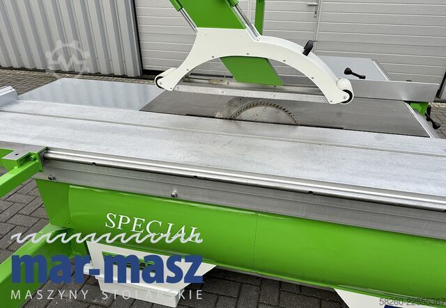 Elővágóval ellátott tolóformátumú körfűrész REMA DMMS-40/340