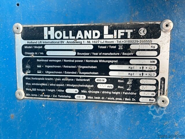 Stół podnośnikowy nożycowy Holland-Lift B195-DL25 (21m)