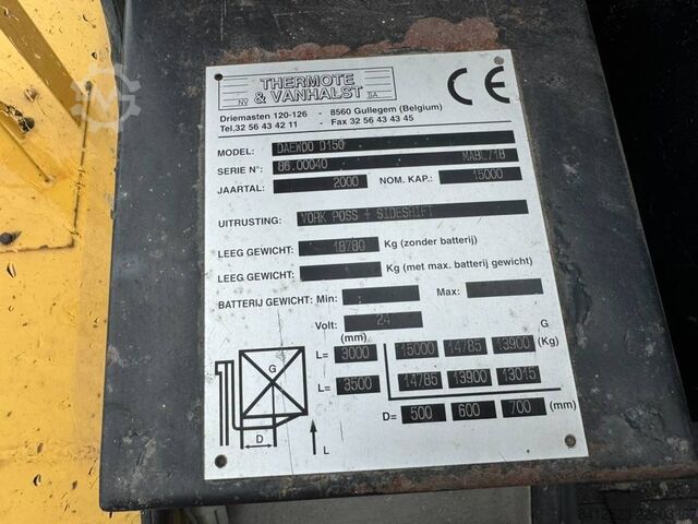 Gabelstapler Daewoo Doosan D 150