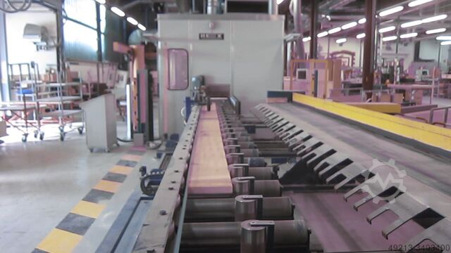 Cinta transportadora + transportador de rodillos REINHARDT Einlaufmechanisierung