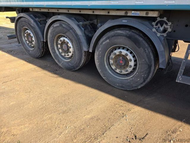 Semi-reboque basculante REISCH ca. 49 cbm Getreiodekipper, Kornschieber, Lift