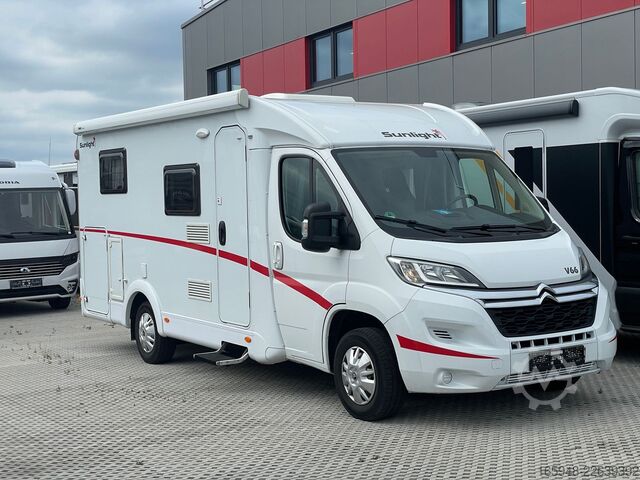 Halvintegrerad husbil SUNLIGHT V 66 VANS | Einzelbetten,TV+SAT,Markise