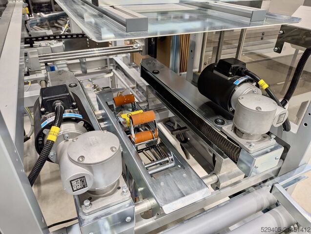 Składarka kartonów + zaklejarka taśmowa Soco System BE 2300 ATS L + T-4000