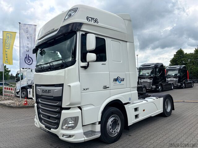 Standaard trekker DAF XF 480 FT SSC, Intarder, Standklima, weiß