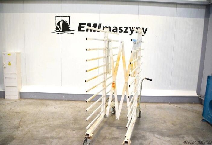 Használt kétoldalas festőállvány Stojak lakierniczy dwustronny 