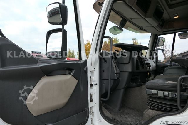 Plattewagen met zeil RENAULT Premium 430 Getränkewagen Lift-/Lenkachse EU5