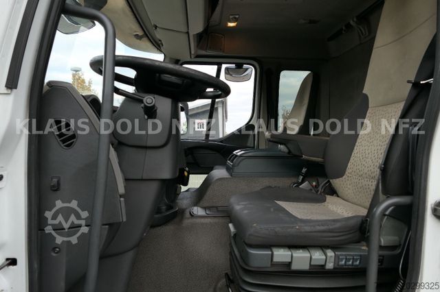 Plattewagen met zeil RENAULT Premium 430 Getränkewagen Lift-/Lenkachse EU5